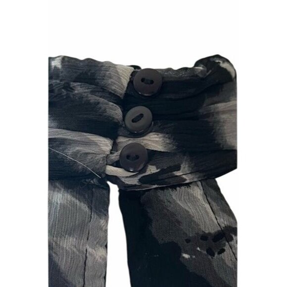 Venus Zebra Print Collar Halter Drop Waist Sleeveless Mini Dress US Size 6 - Picture 8 of 10